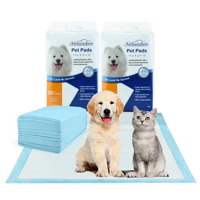 AIMONDOW PET PADS DISPOSABLE (60X60CM)