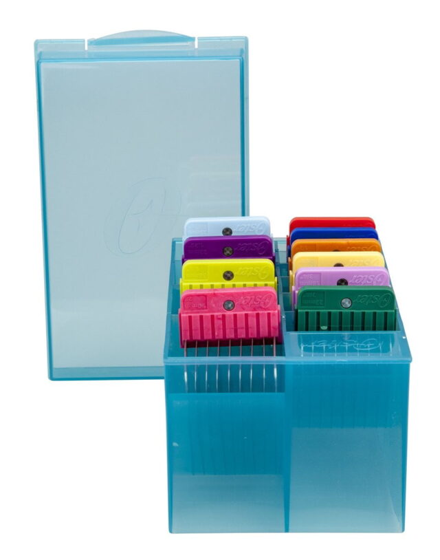 10 metal combs with box