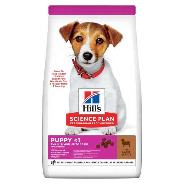 Science Plan Small & Mini Puppy Food with Lamb & Rice 1.5kg