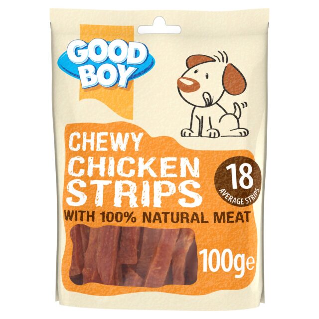 Armitage Good Boy Chewy Chicken Strips 100gm Dog Treat