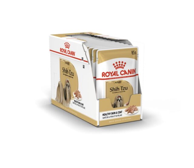 BHN Shih Tzu Wet Food Pouches Box of 12x85g