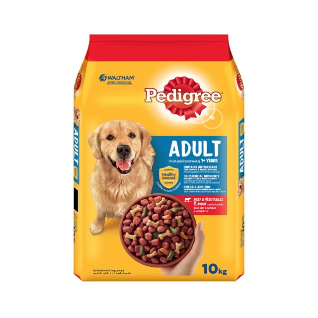 Beef & Vegetables, Dry Dog Food (Adult), 10Kg