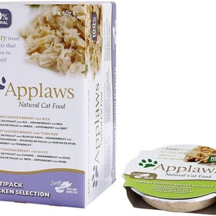 CAT MULTIPACKCHICKEN SELECTION 8X60G