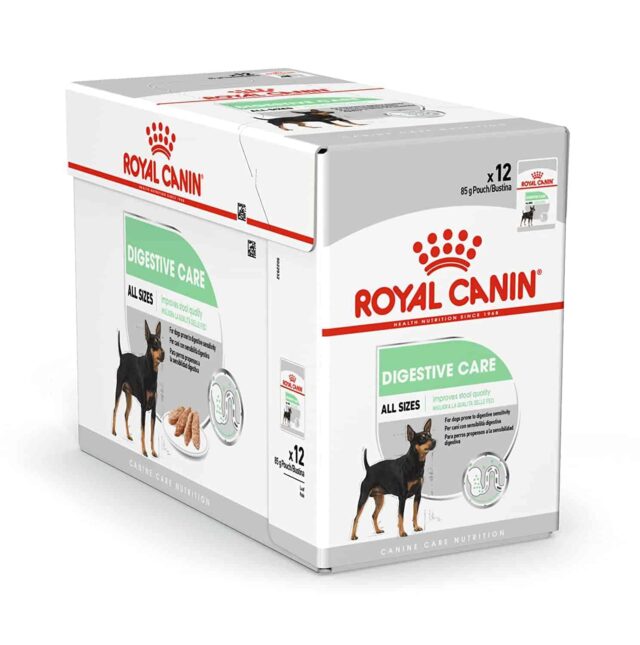 Canine Care Nutrition Digestive Care Wet Food Pouches Box of 12x85g