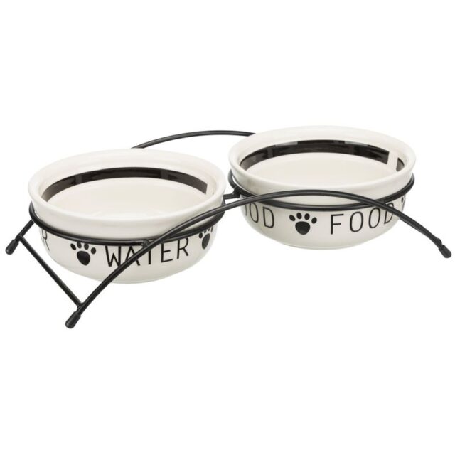 Ceramic Eat on Feet Set for Dogs - 600ML
