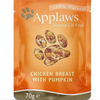 Chicken and Pumpkin Pouches (70g, Pack of 12)