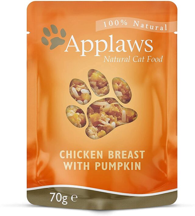 Chicken and Pumpkin Pouches (70g, Pack of 12)