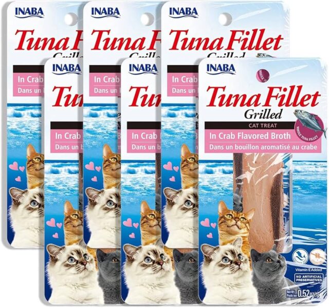 Ciao Grilled Fillets in Broth Cat Treats 6 Pack