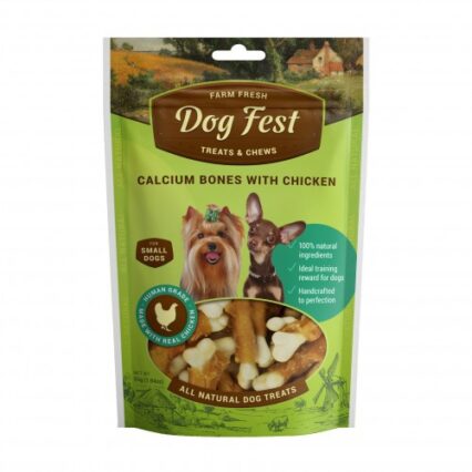 Dog Fest Calcium bones with chicken for mini-dogs - 55g (1.94oz)