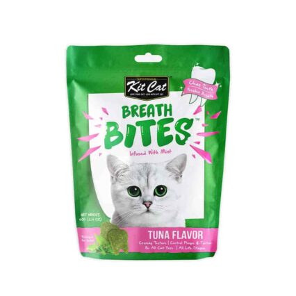 Kit Cat Breath Bites Tuna Flavor, Green, 60g