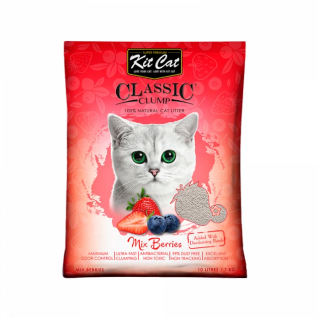Kit Cat Classic Crystal Cat Litter – Mix Berries (5 Litres)