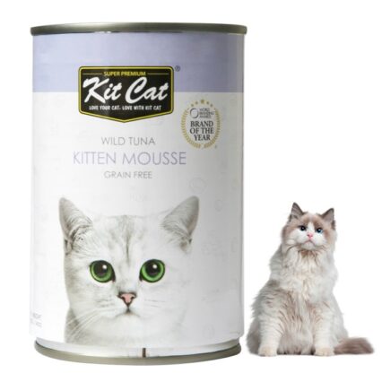 Kit Cat Kitten Mousse Wild Tuna 400gm