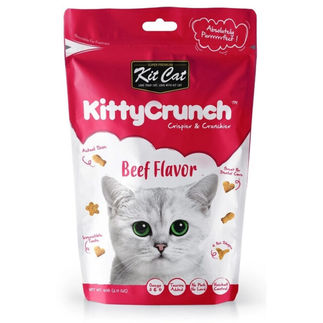 Kit Cat Kitty Crunch Beef Flavor Treat 60gm