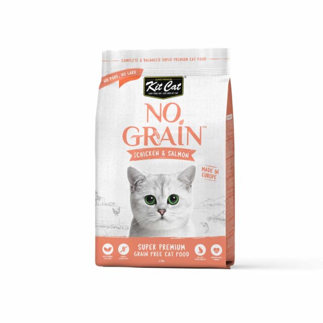 Kit Cat No Grain Super Premium Food with Chicken & Salmon 1kg