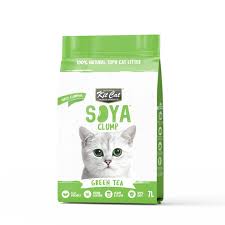Kit Cat Soya Clump Soybean Litter - Green Tea 7L