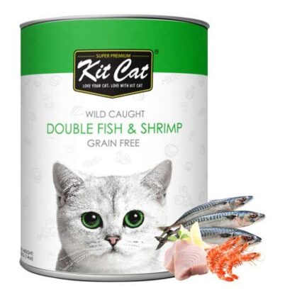 Kit Cat Wild Caught Double Fish & Shrimp 400g