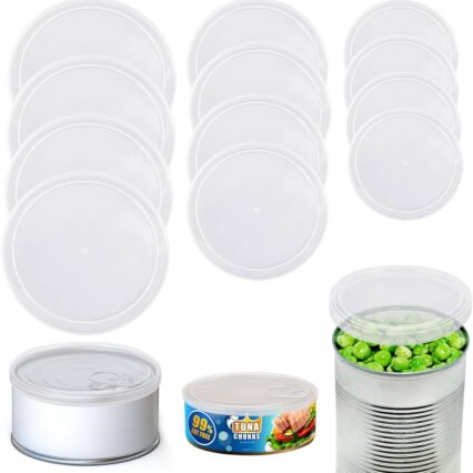 Lids for Food Standard Wet Food Tins - 7.6CM