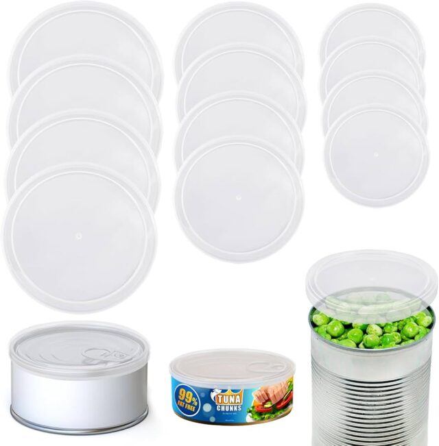 Lids for Food Standard Wet Food Tins - 7.6CM