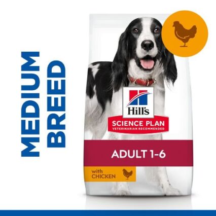 Science Plan Medium Adult Dog W/Chicken 2.5Kg,