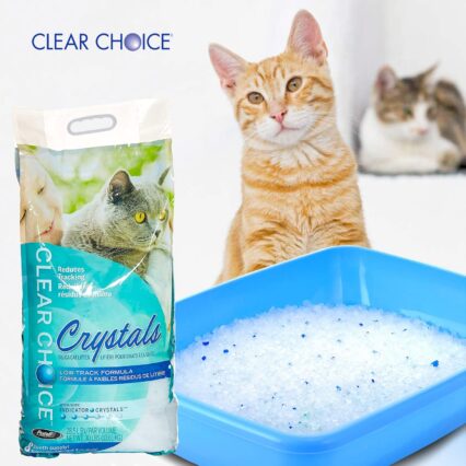 Pestell Clear Choice Silica Crystal Cat Litter 13.6Kg, White