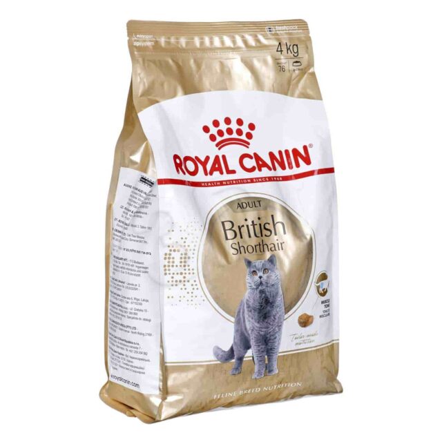 ROYALCANIN FELINE BREED NUTRITION BRITISH SHORTHAIR ADULT 4 KG