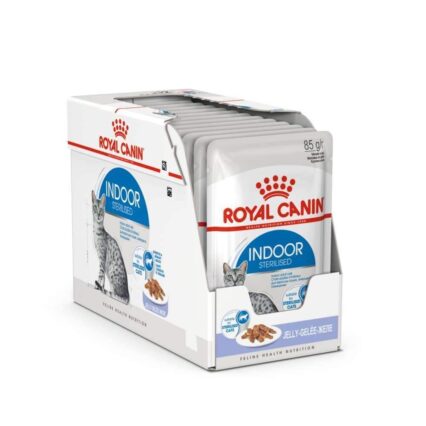 Royal Canin FHN Indoor Wet Food Pouches Box of 12x85g jelly