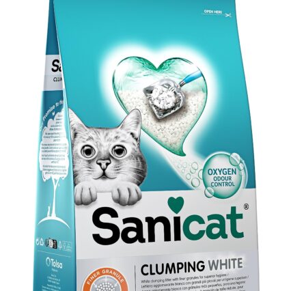 SANICAT CLUMPING WHITE DUO 10 L