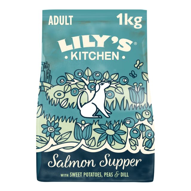 Salmon Supper Adult Dog Dry Food - 1KG