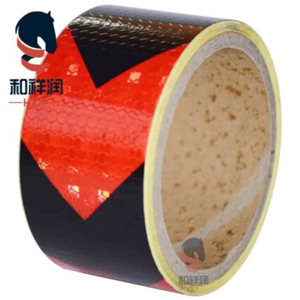 Taiji-X012-G-L 5M Tape, for 50kg, Black+Orange Refletive Stickers