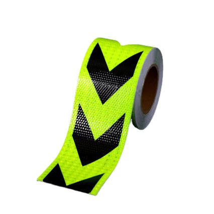 Taiji-X012-G-M 5M Tape, for 25kg, Black+Green Refletive Stickers