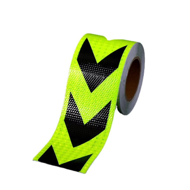 Taiji-X012-G-M 5M Tape, for 25kg, Black+Green Refletive Stickers