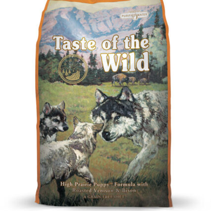 Taste of the Wild High Prairie Puppy Recipe with Roasted Bison and Roasted Venison High Protein Dry Dog Food 2 kg