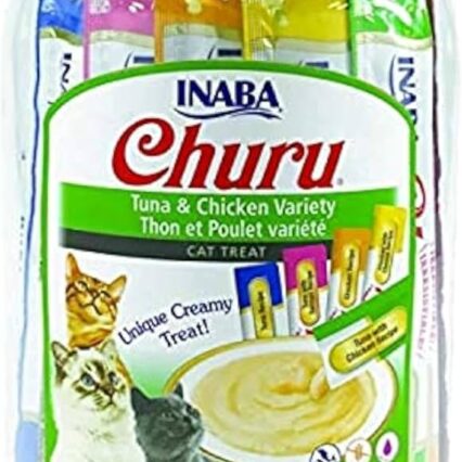 Tuna and Chicken Varieties Flavor Treats for Cat (Pack of 50 Pieces)