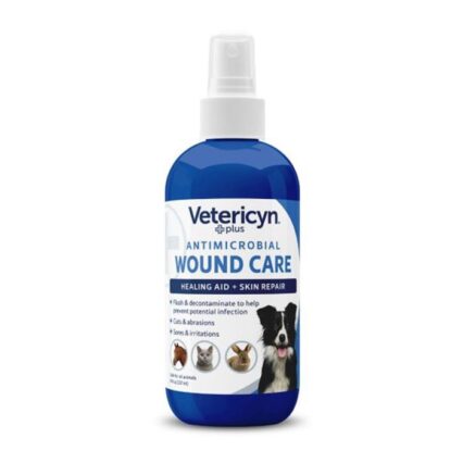 Vetericyn Plus Antimicrobial All Animal Wound & Skin Care 8oz