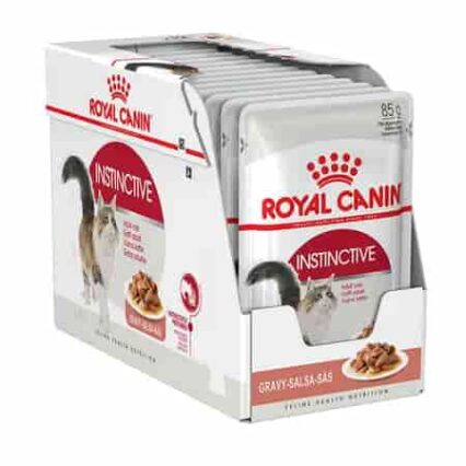 Royal Canin Feline Health Nutrition Instinctive Adult Cats Gravy 12X 85gm
